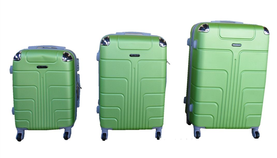SMTE - 3 Piece Luggage Set - Green