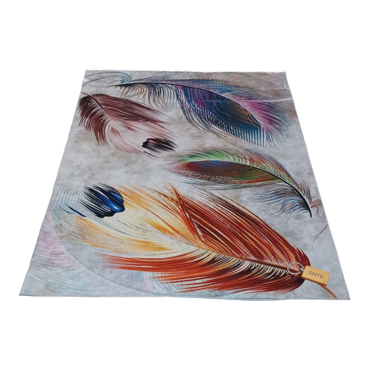 SMTE - 200cm by 150cmModern 3D Geometric Design Area Rug A23 With  Keyring