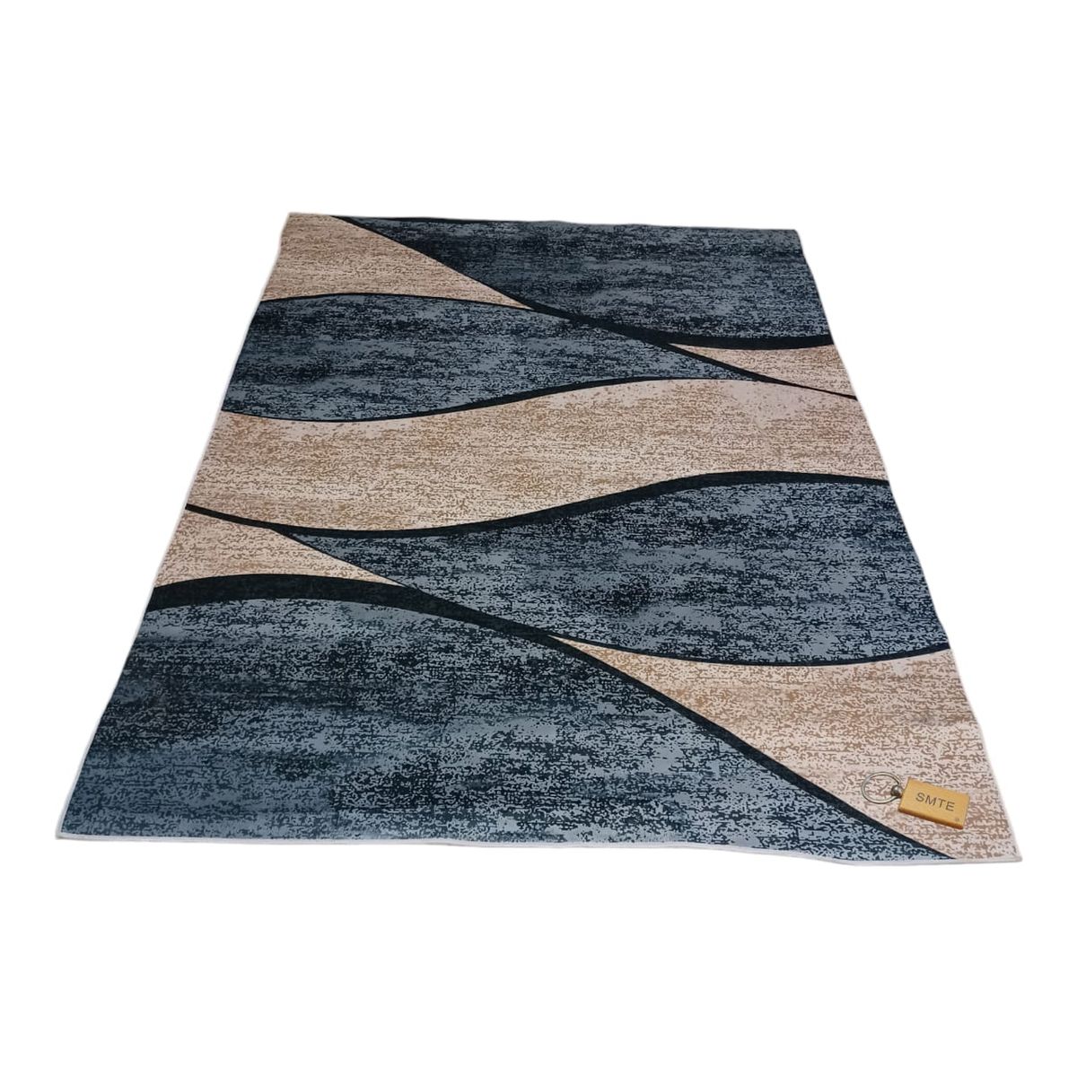 SMTE - 200cm by 150cmModern 3D Geometric Design Area Rug A12 With  Keyring
