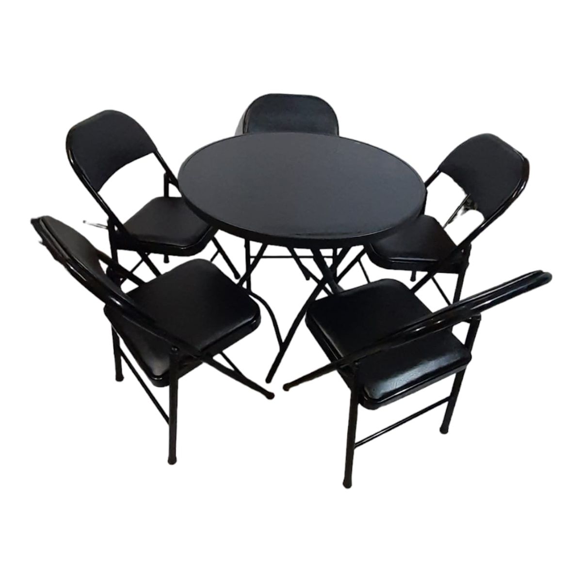 SMTE - 5 Folding Chair Outdoor Dining Table ComboTpb3