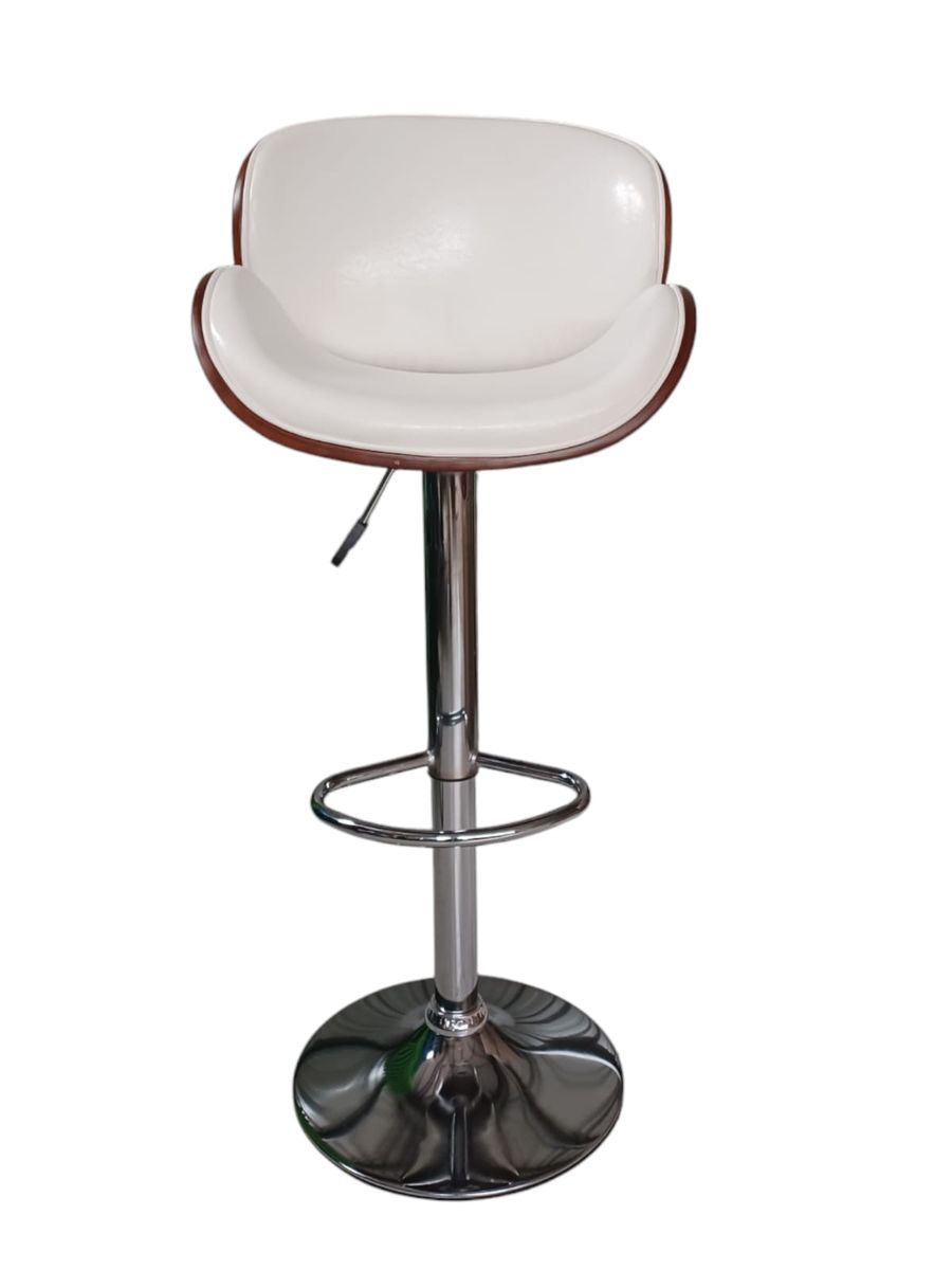 SMTE -  2015 Adjustable Bar StoolWhite Cushion