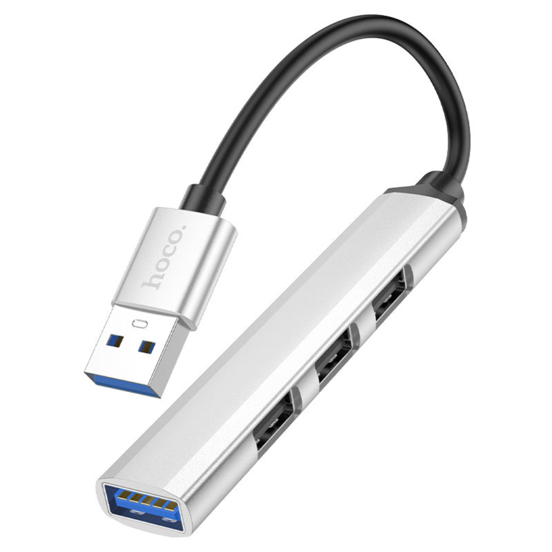 SMTE - Hoco USB hub 4-in-1 “HB26” USB3.0+USB2.0*3