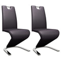 SMTE - Set of 2 Luxury and Modern Z shaped Dining Chair