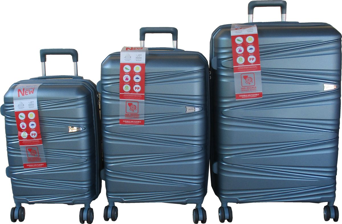 SMTE - Unbreakable 3Piece HardShell Spinner Luggage Set
