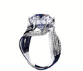 SMTE - 5ct Pigeon Egg Moissanite RingLuxury Oval Cut