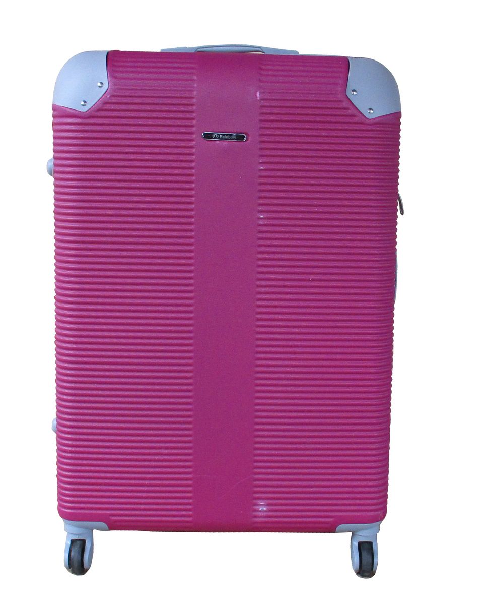SMTE - 1 Piece Hard Outer Shell Luggage - 30" - Hot Pink