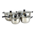 SMTE - 4 Piece Aluminium Cooking Pots