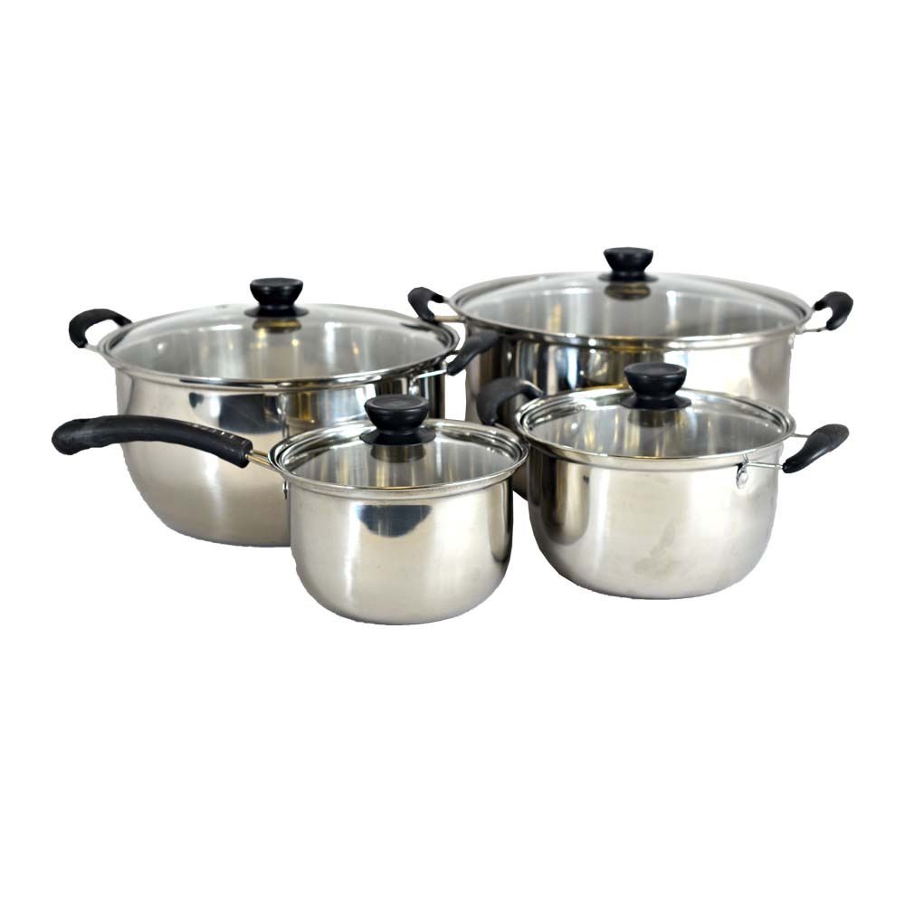 SMTE - 4 Piece Aluminium Cooking Pots