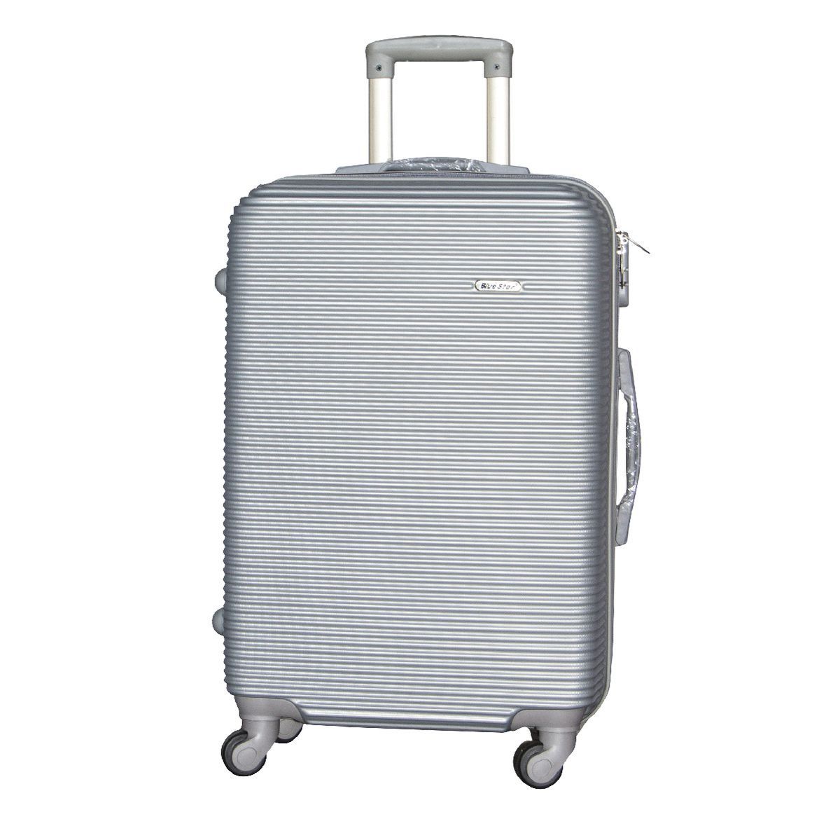 SMTE - 1 Piece Hard Outer Shell Luggage 19" - Silver