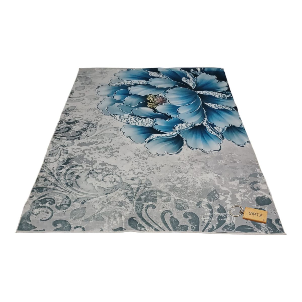 SMTE - 200cm by 150cmModern 3D Geometric Design Area Rug A56 With  keyring
