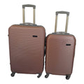 SMTE -  Hard Outer Shell Luggage2 PieceTransparent