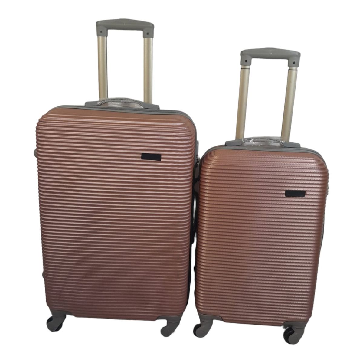 SMTE -  Hard Outer Shell Luggage2 PieceTransparent