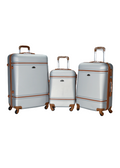 SMTE - Begin Again 3Piece Hard Shell ABS Luggage SetSilver