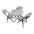 SMTE - 3 Folding Chair Outdoor Dining Table ComboTp1