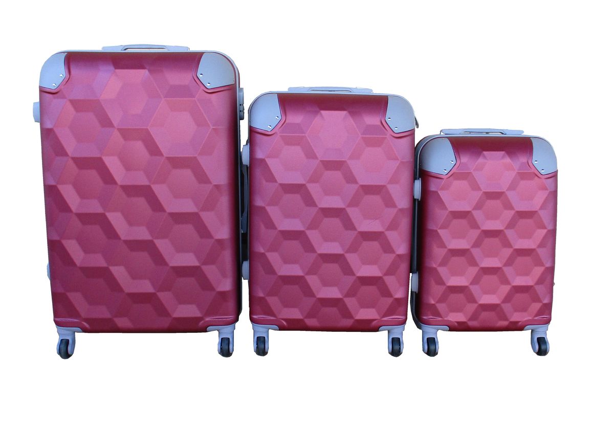 SMTE - 3 Piece Luggage Set - Gold