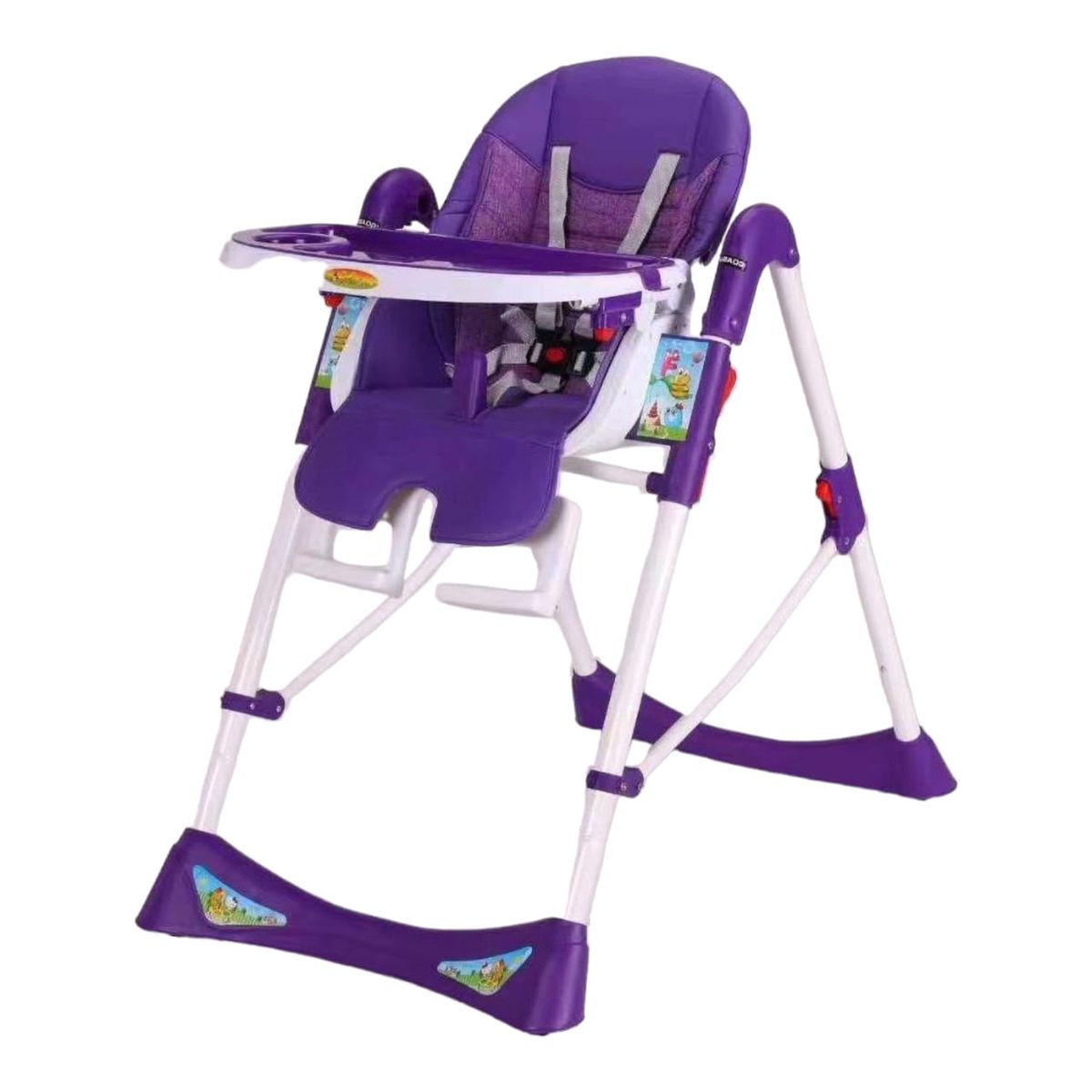 SMTE - Baby High ChairBaby Feeding ChairPurple