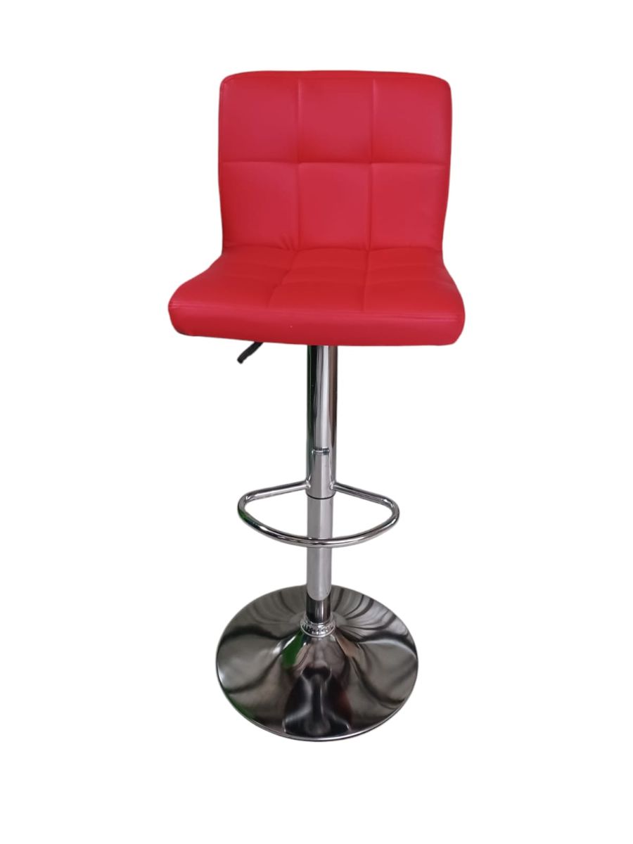 SMTE -  628 Adjustable Bar StoolRed