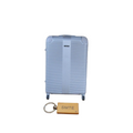 SMTE - Hard Outer Shell Luggage 23" with  KeyringSilver