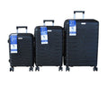 SMTE - Carbon Fiber Pattern, Lock 360 Spinner Wheels HardShell Suitcases3 Piece