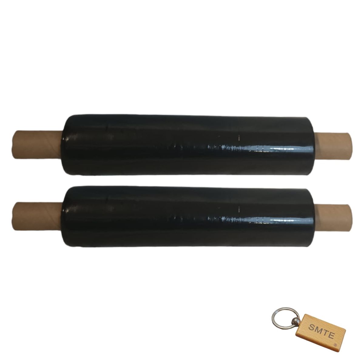 SMTE - Premium Black Pallet Wrap17 Microns Extra Thickness Set of 2+ keyring