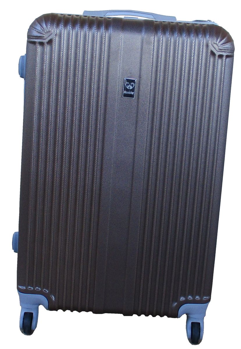 SMTE - 1 Piece Mooistar 23 inch Travel Luggage Suitcase Bag - Brown