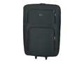 SMTE - Trolley 1 Piece Fabric Travel Luggage Spinner-Blue - 58 cm