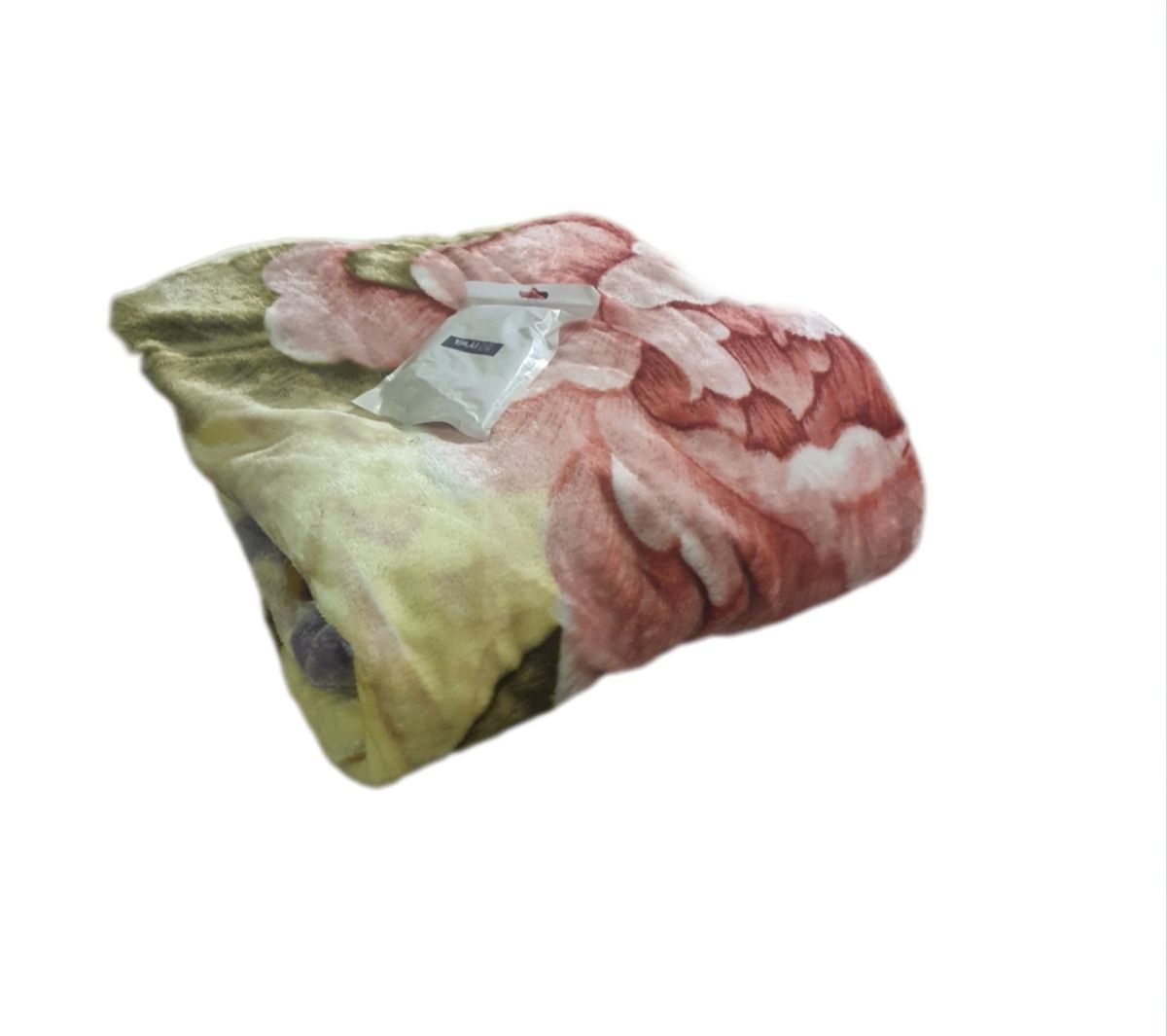 SMTE - 2Ply High-Quality Big Flower Warm Winter Blanket & Tieback