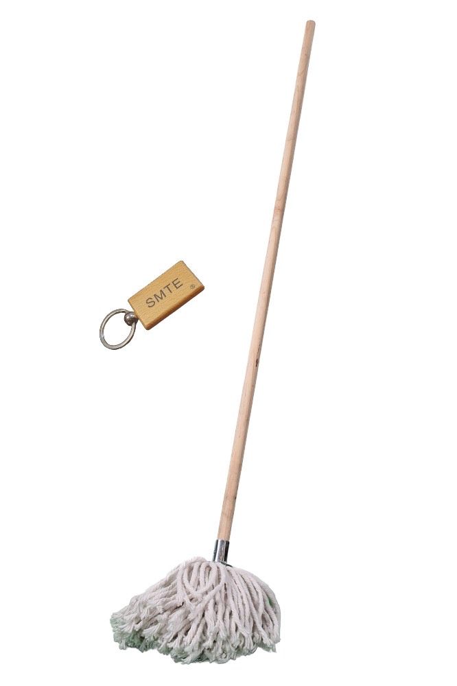 SMTE - Wet Mop with Wooden Handle365gComplimentary  Key Chain
