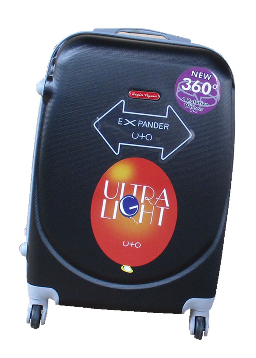 SMTE - Lightweight Luggage 20 - 1 Piece - Black