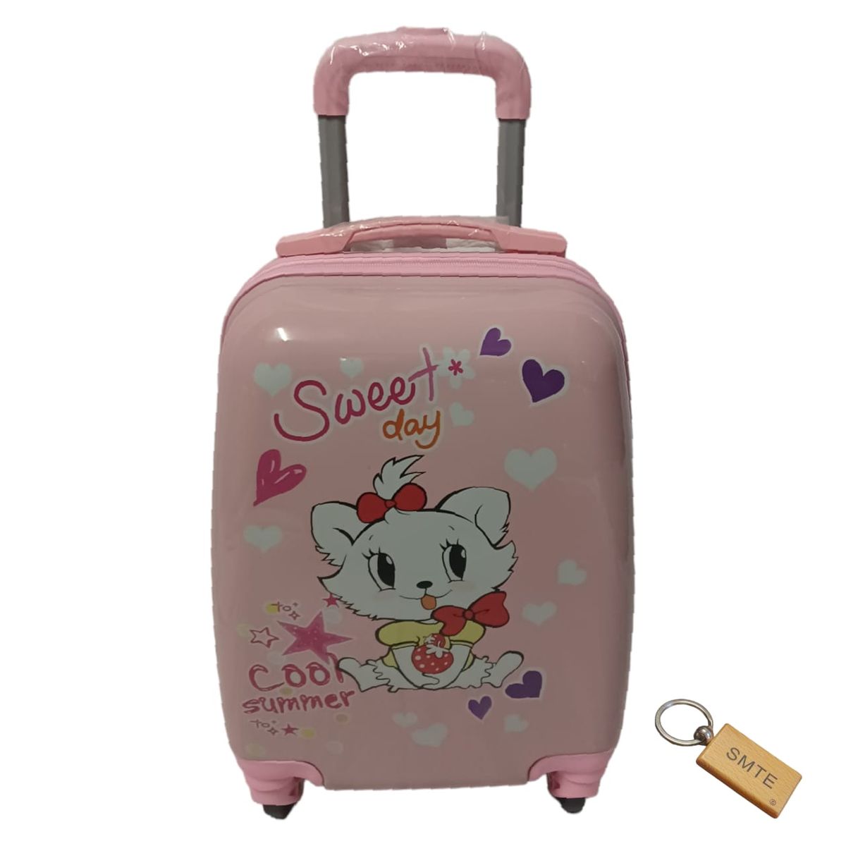 SMTE - Quality Kiddies Cartoons Hand Luggage/ Suitcase for Kids X5 Sweety