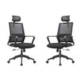 SMTE - Pair of Mason Office Chairs with Swivel Function