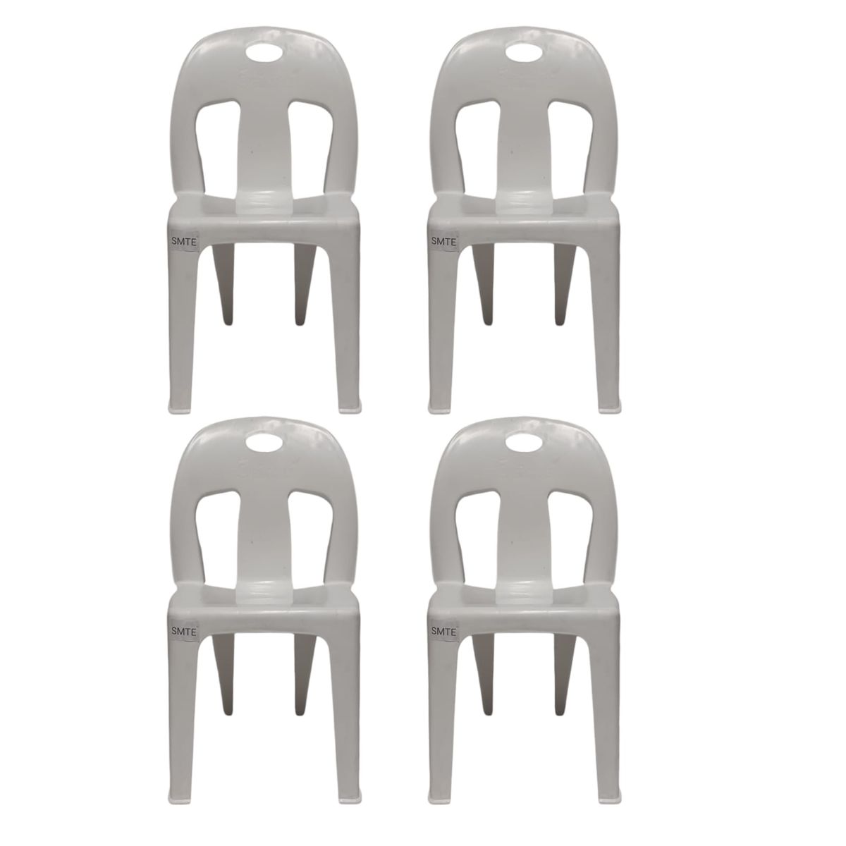 SMTE - Party Plastic Chair Set set of 3White