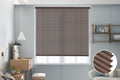 SMTE - Quality Roller PVC Blinds Single Layer,Day Night BlindsDark Brown200 W x 220 L cm