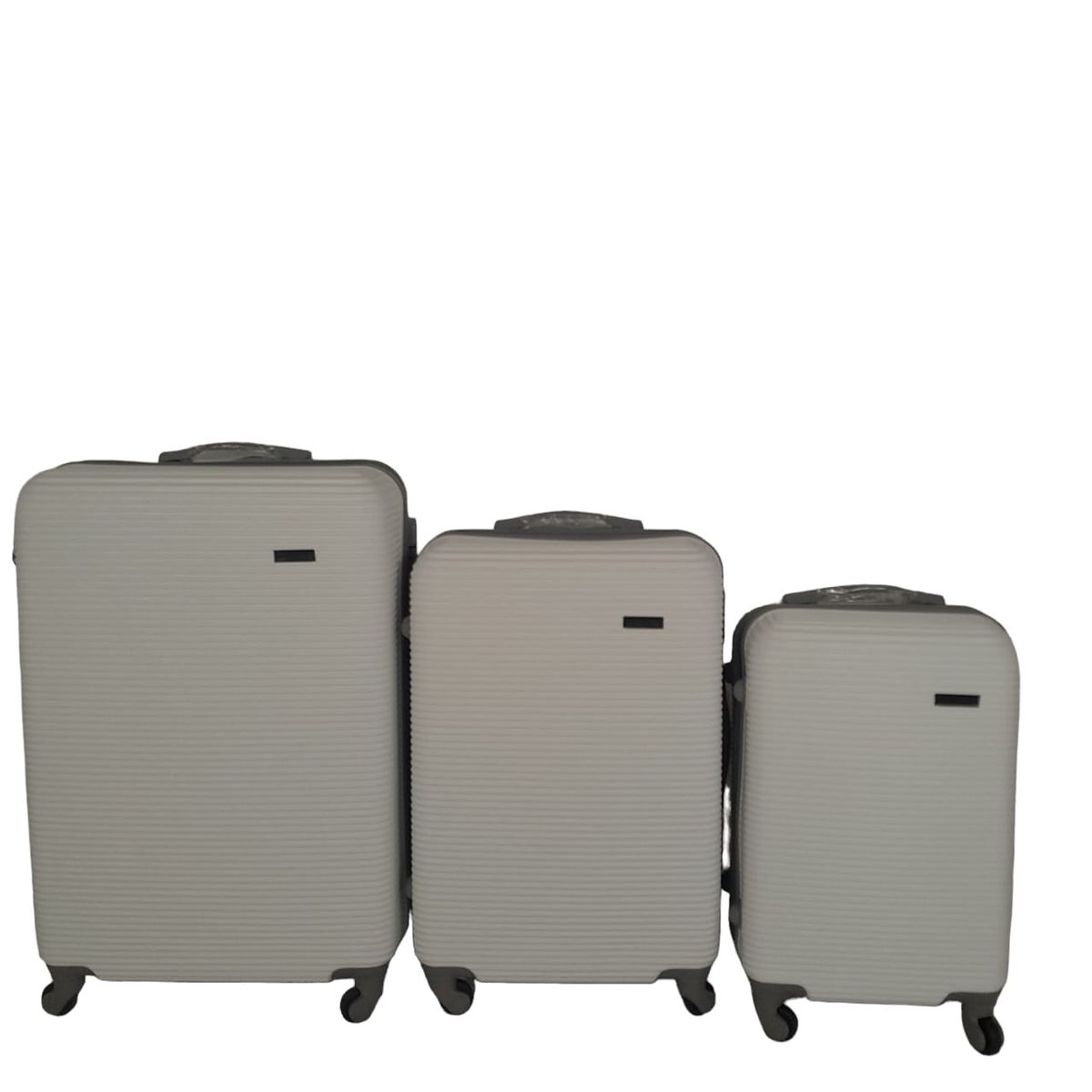 SMTE -  Expert travel Ware- 3 Piece Luggage set- White