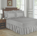 SMTE - Frilled Valance Fitted Sheet-Easybed sheet Set polyster - 5 Pack - Queen