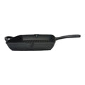 SMTE - Sastro - 1 Pieces Quality 25cm Cast Iron Grill Pan Sage - Grey