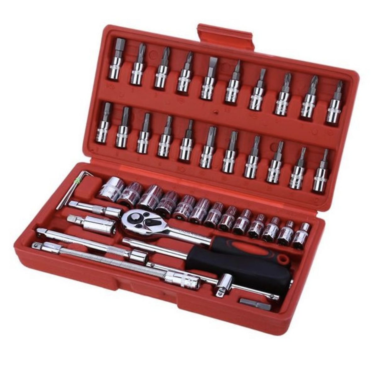 SMTE - Acesa - 46 Piece Wrench Spanner Socket Tool Set Workshop Car Wrench Set