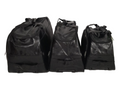 SMTE -  3 Piece Leather Hand luggage bags- Brown - Black