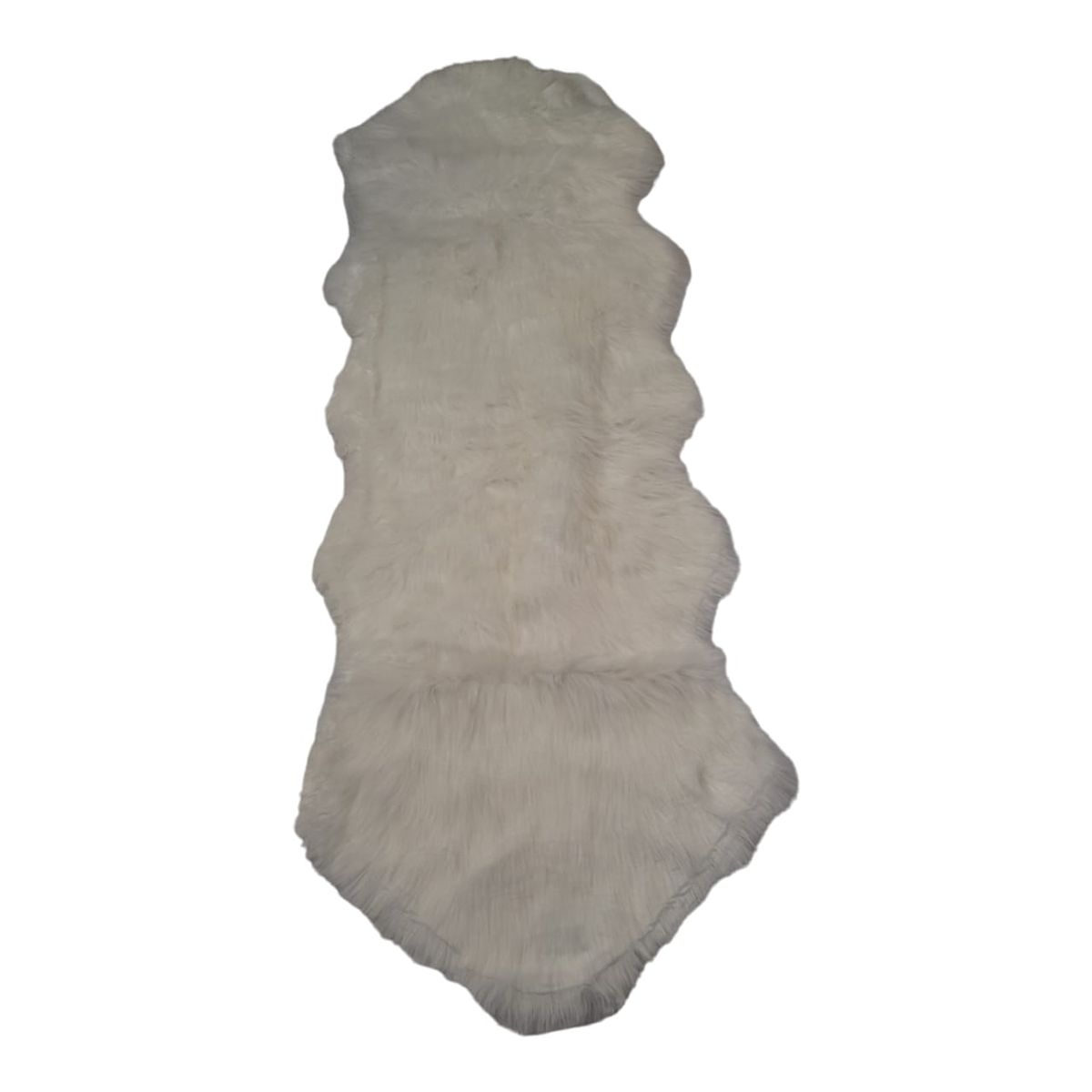 SMTE - Runner Soft Faux Sheepskin Fur Chair Couch Cover Rug for Bedroom FloorGreen