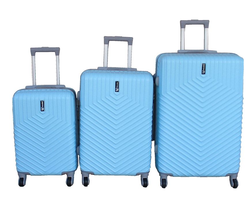 SMTE - 3 Piece Travel 27 Inch Luggage Suitcase Bag SetStylishSBlue