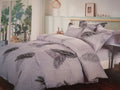 SMTE - Large Feather Leaf 6 Piece Duvet Cover Set