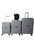 SMTE - PP OType Hard Shell Luggage Set4PieceGrey