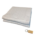 SMTE - Premium Plane Bedspread: Elevate Your Bedroom with Timeless+ KeyringWhite