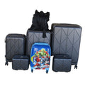 SMTE - 5Piece PP Luggage Set(2 Toiletry Case)with Avengers Kids Case, Ladies' Bag