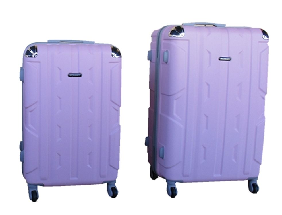 SMTE - 2 Piece Luggage Set - 26" 22" - Light Pink
