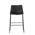 SMTE - Plastic Bar StoolBlack