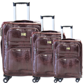 SMTE - Travel Luggage Bag Set 3 Pieces Maroon