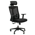 SMTE - Modern Design Ergonomic Adjustable Swivel Office Chair - Black