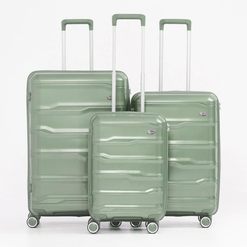 SMTE - Easy Travel Unbreakable 3PCS Suitcase(Luggage)Set