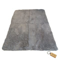 SMTE - Luxurious Fluffy Carpet: Softness and Style for Your Space with  KeyringGrey